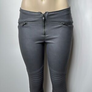 Divided US size 6 grey faux leather pants